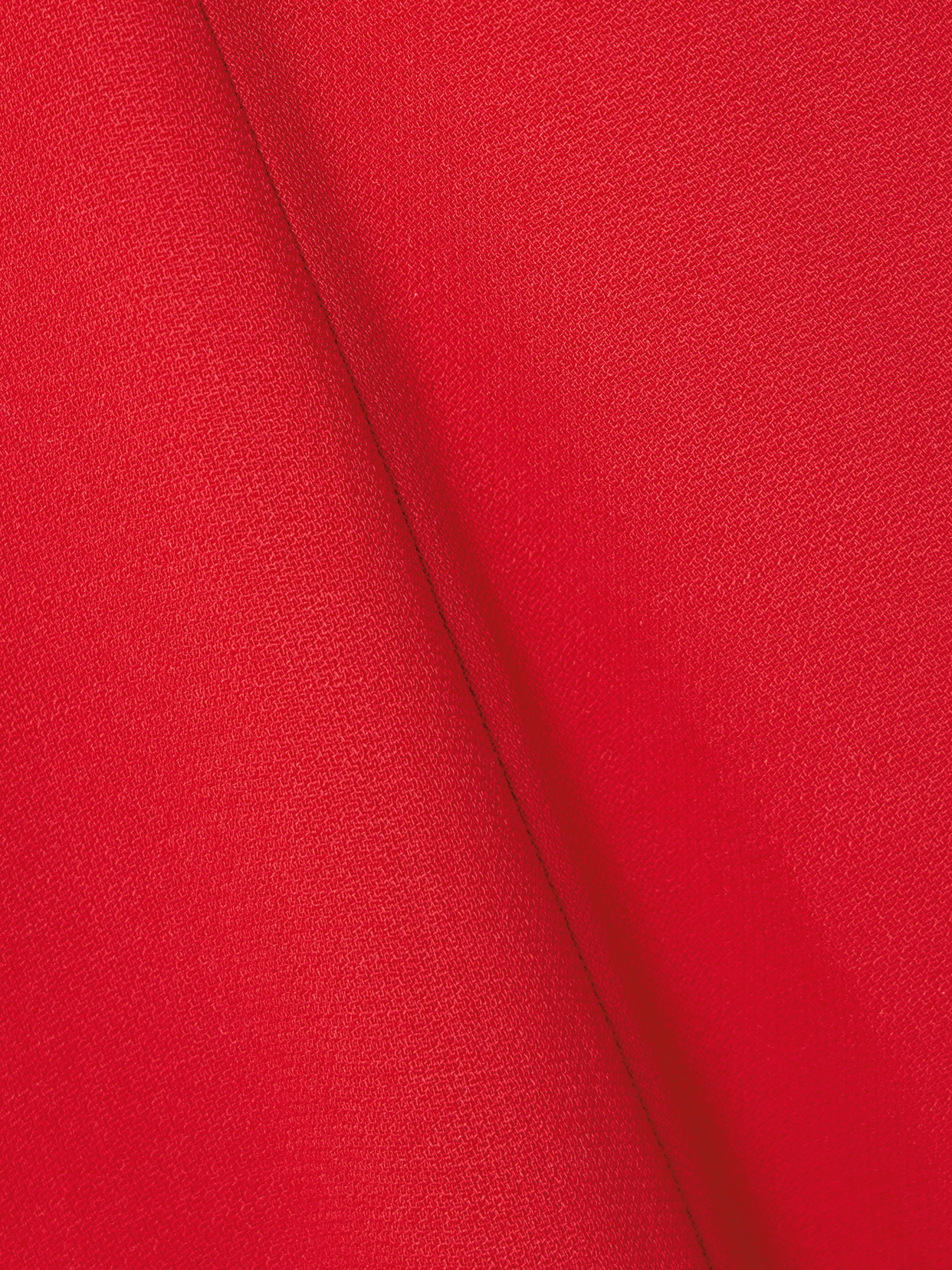 Totême Slouch Waist Gathered Wool-crepe Maxi Dress In Red