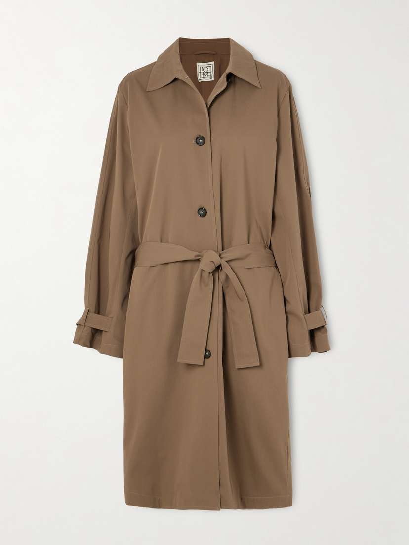 Organic Cotton-drill Trench Coat