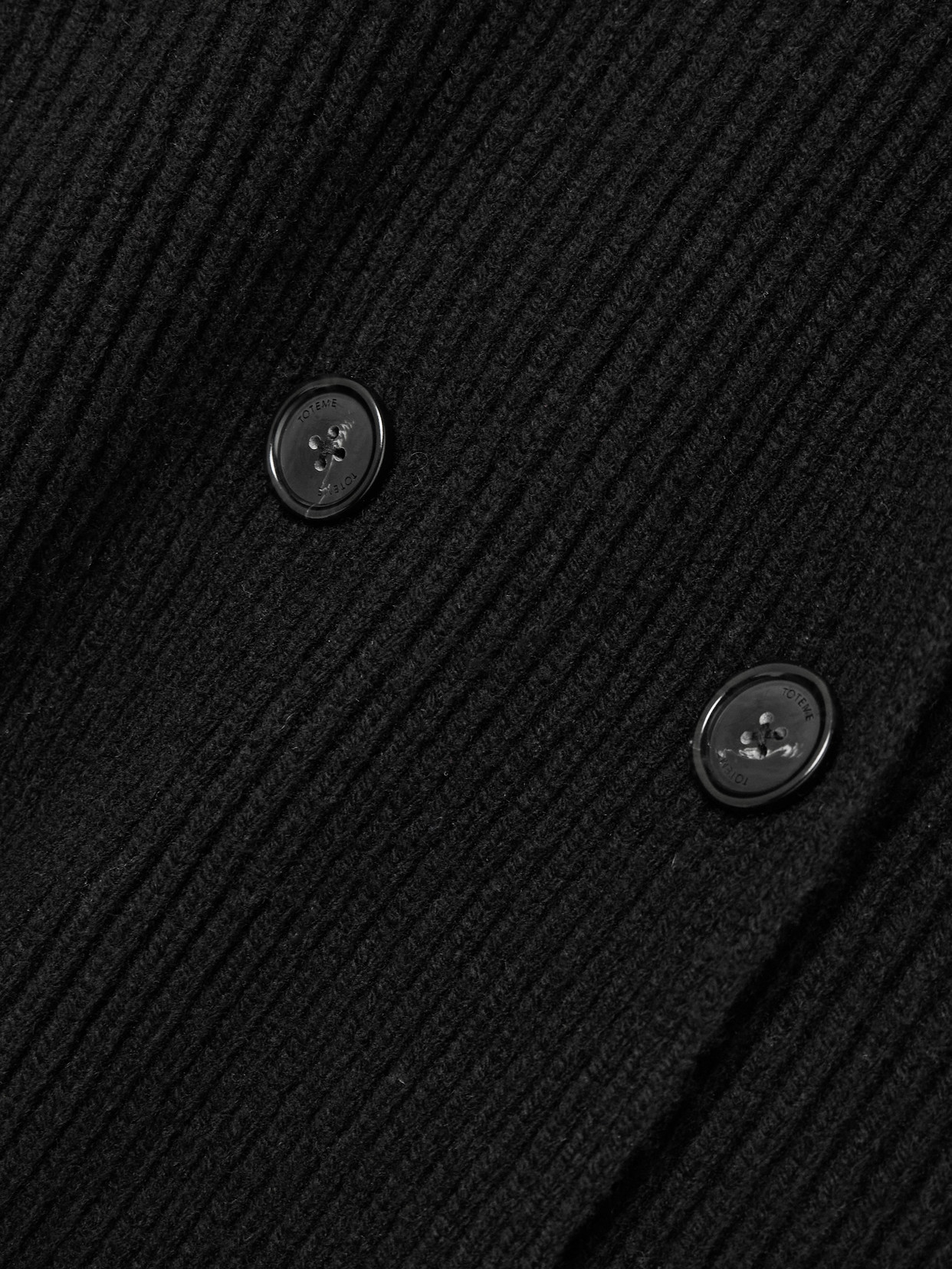 Totême Toteme Long Shawl-lapel Wool Cardigan In Multi