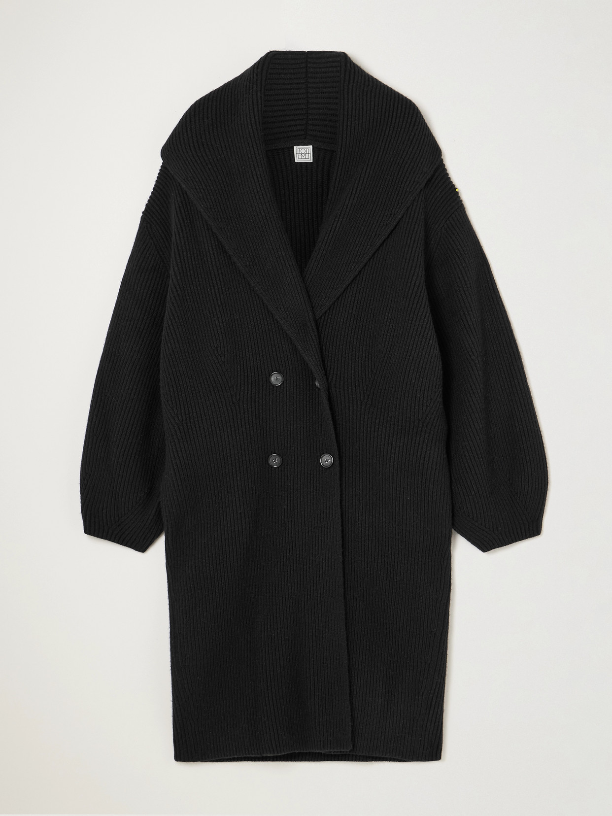 Totême Toteme Long Shawl-lapel Wool Cardigan In Multi