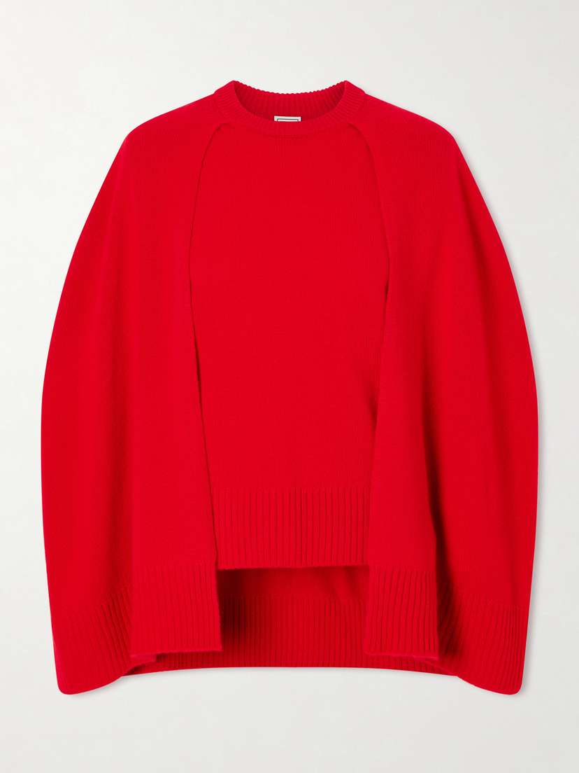 TOTEME Cape-effect Cashmere Sweater