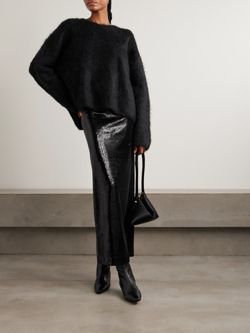 TOTEME Oversized ribbed alpaca-blend sweater
