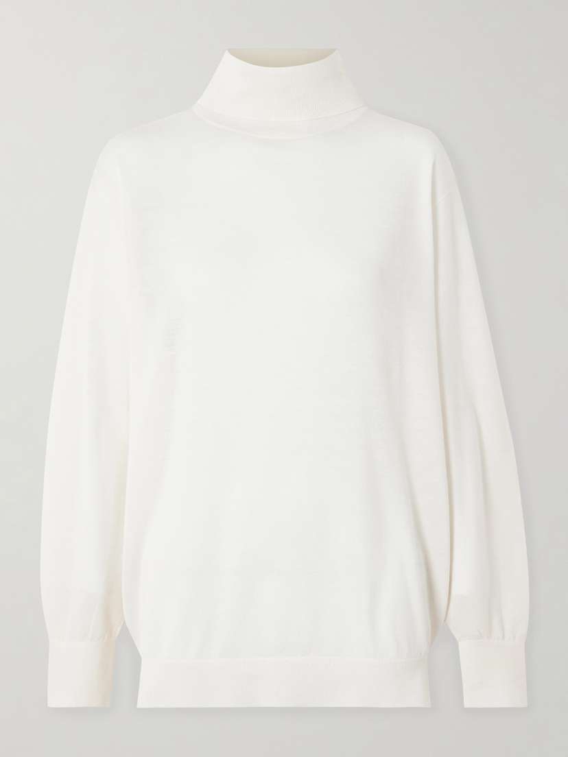 TOTEME Merino Wool Turtleneck Sweater