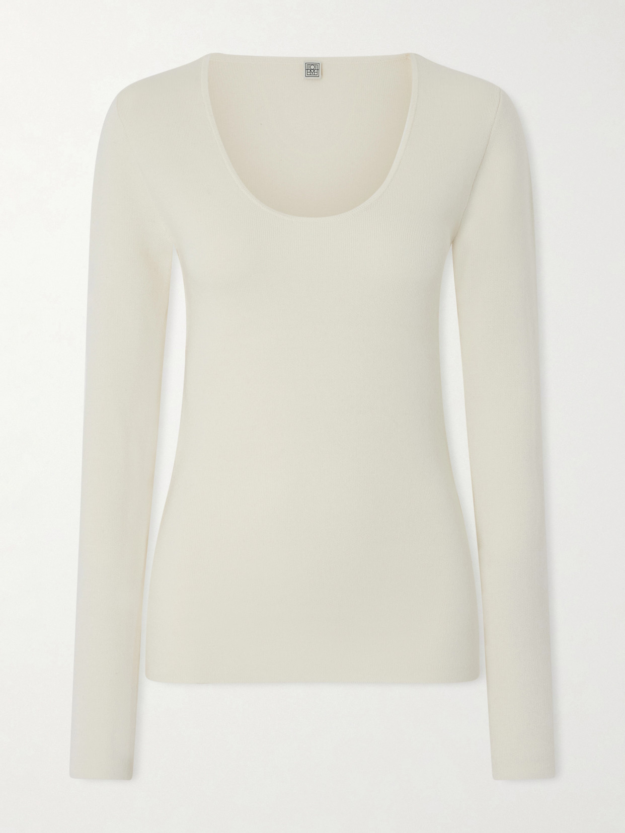Totême Wool-blend Top In White