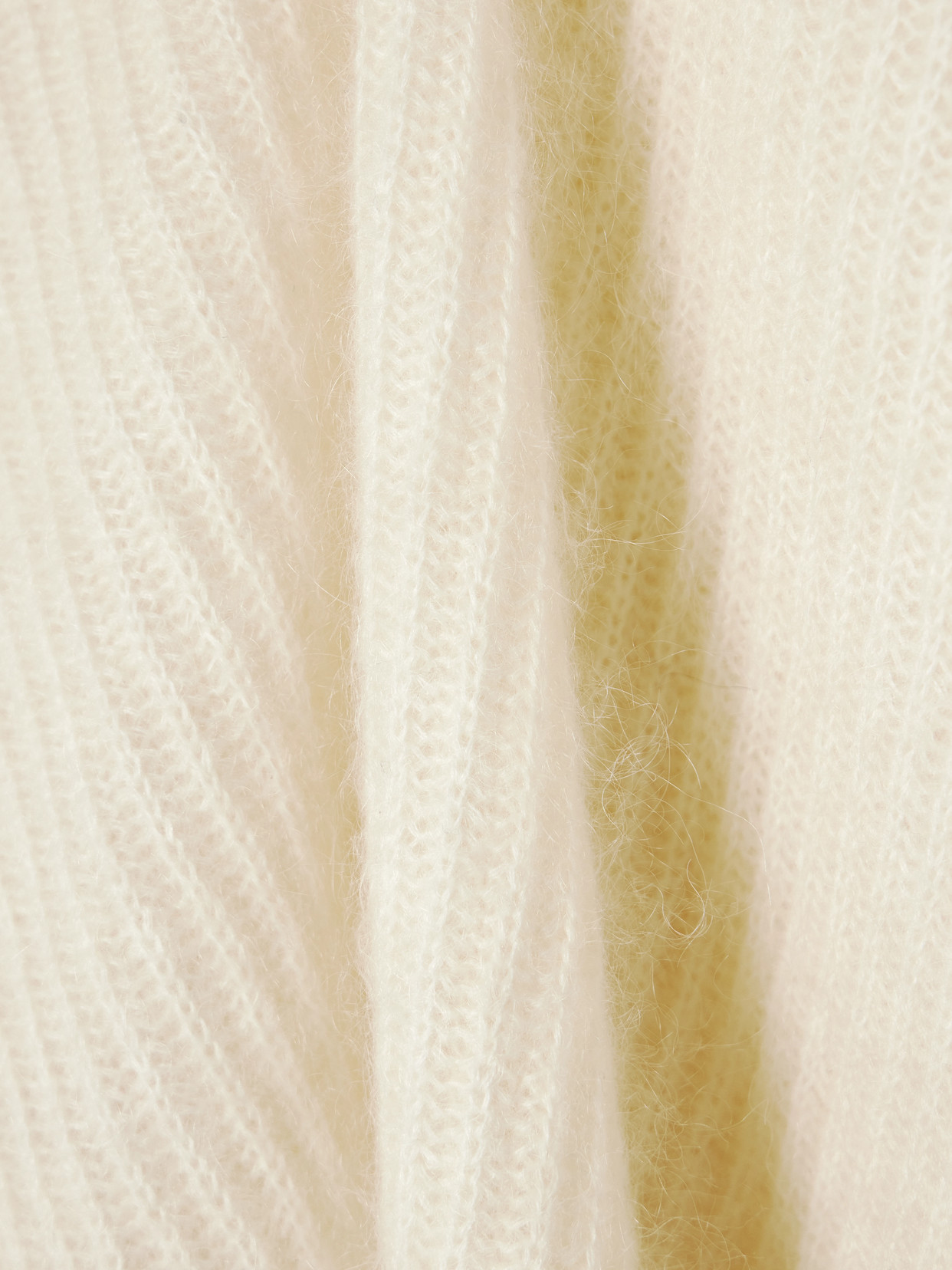 Ribbed Mohair-Blend Sweater