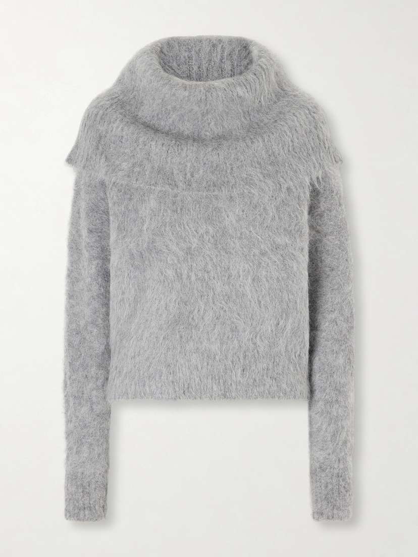 Toteme — Funnel-neck alpaca-blend sweater