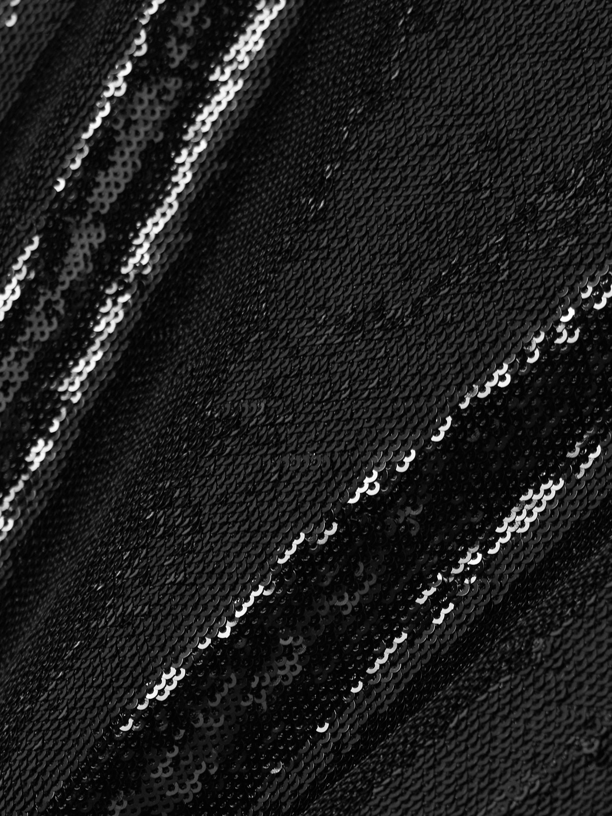 Totême Sequined Satin Maxi Skirt In Black