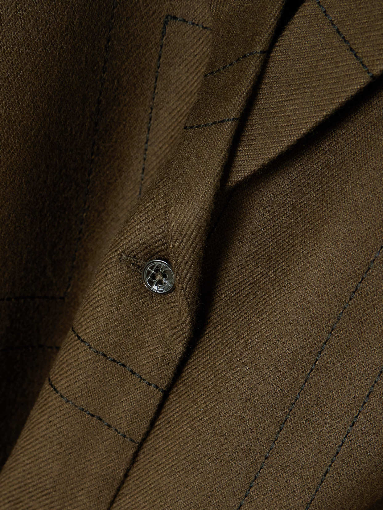 Embroidered Modal-Twill Shirt