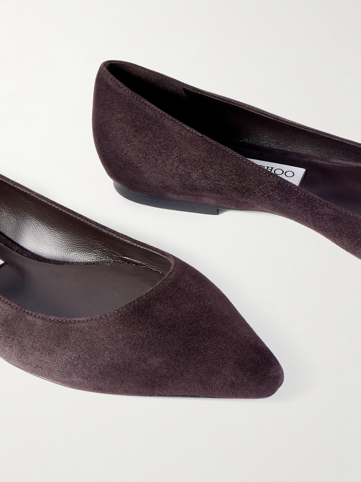 Romy Suede Point-Toe Flats