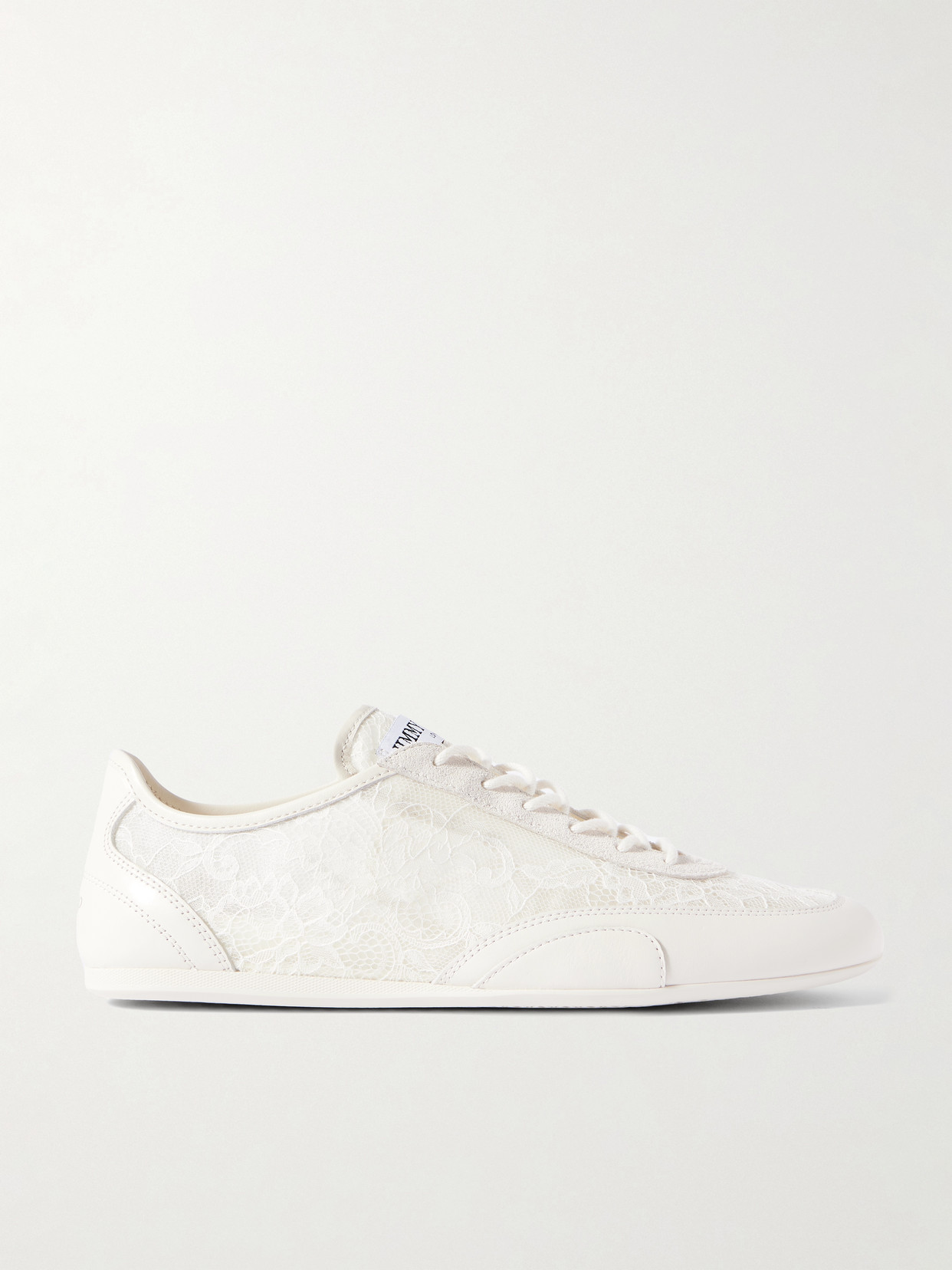 Jimmy Choo Beige Calf Leather Bos Taurus Athletic Sneakers In Neutral