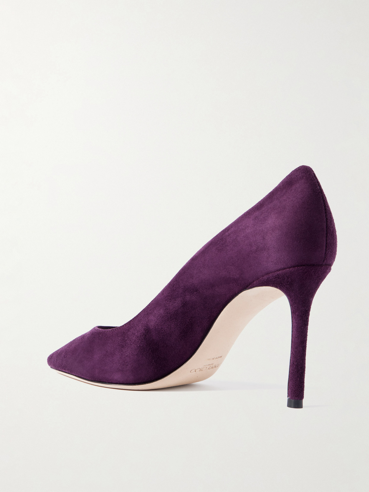 Jimmy Choo Pointed-toe High Heels In Purple