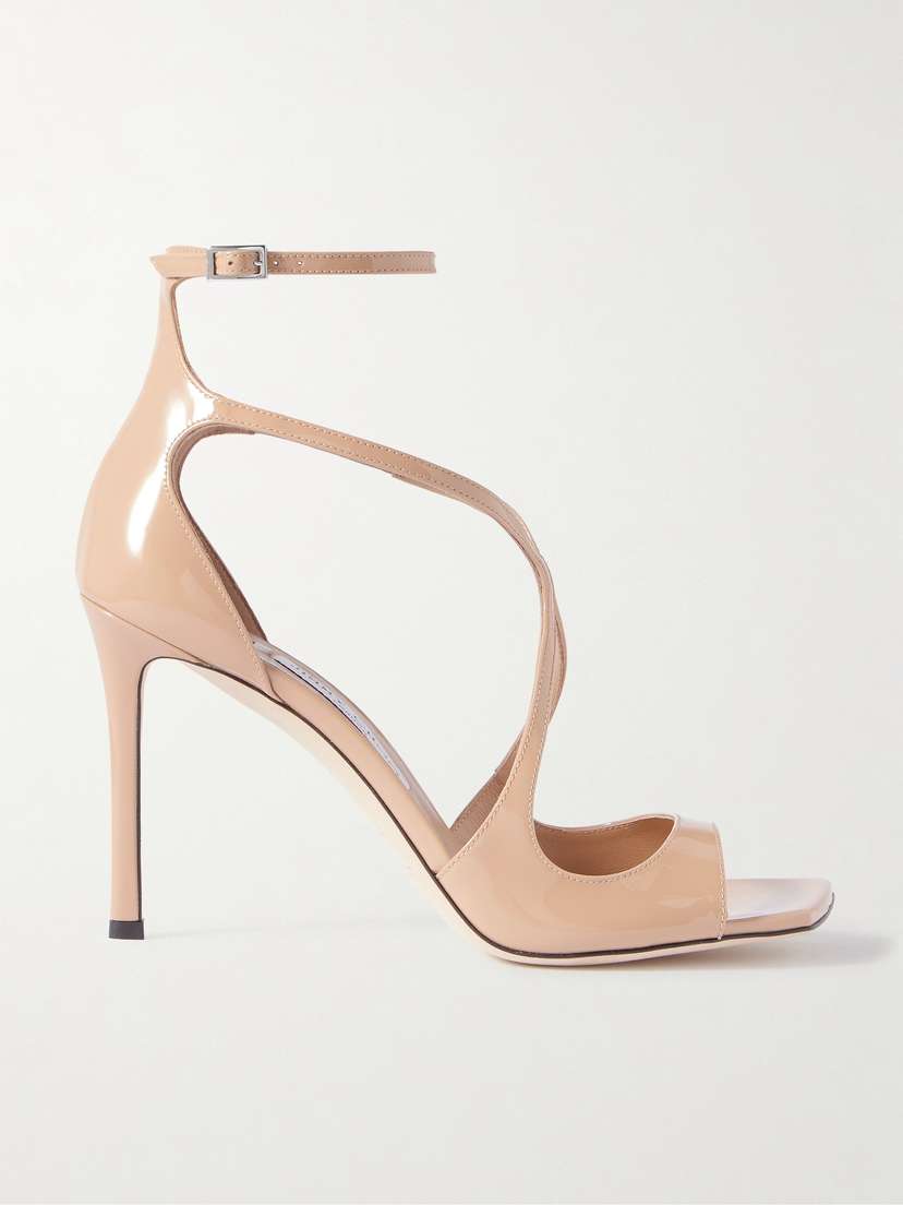 Jimmy Choo Azia 95 Patent-leather Sandals