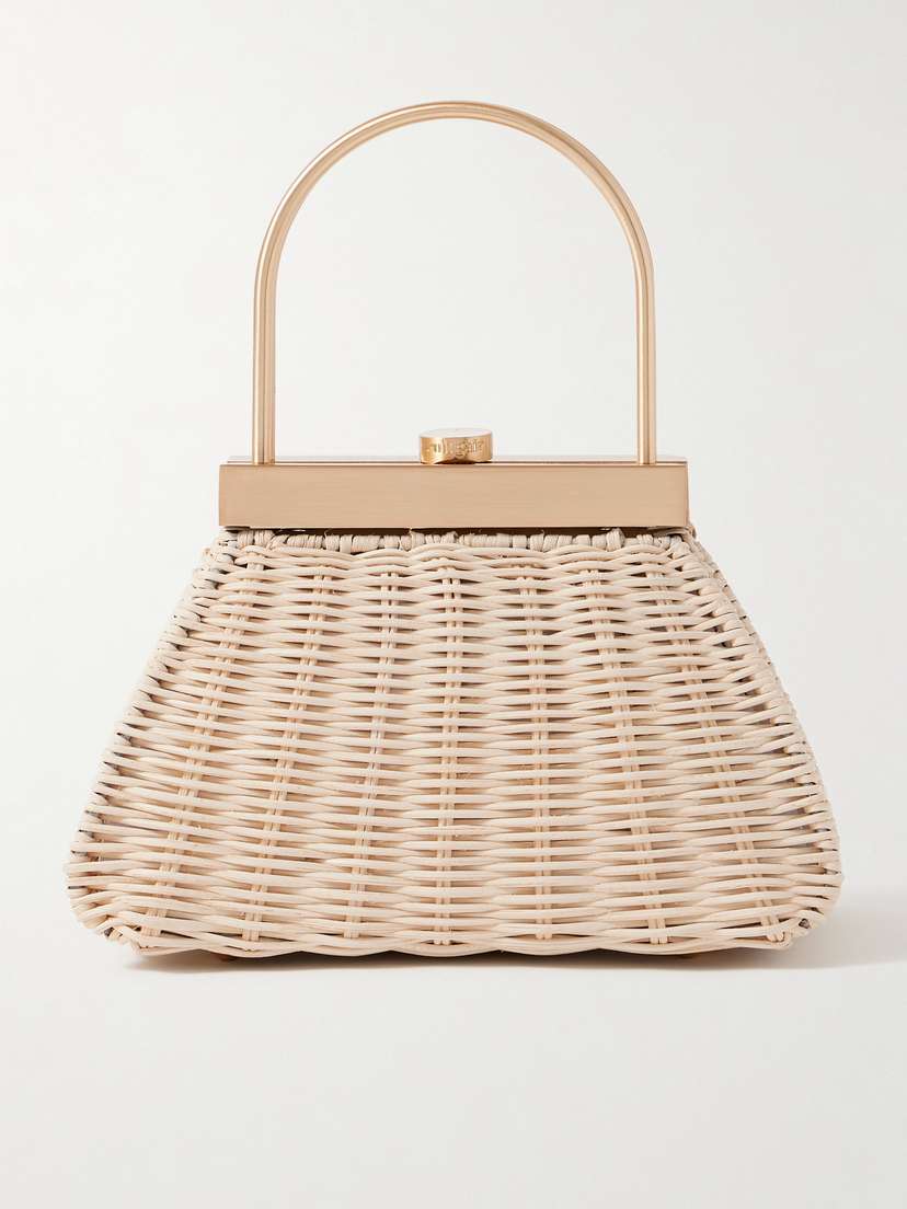 Cult Gaia Estelle Woven Straw Tote