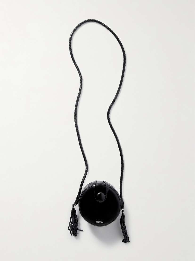 Isabel Marant Houna Tasseled Leather Shoulder Bag