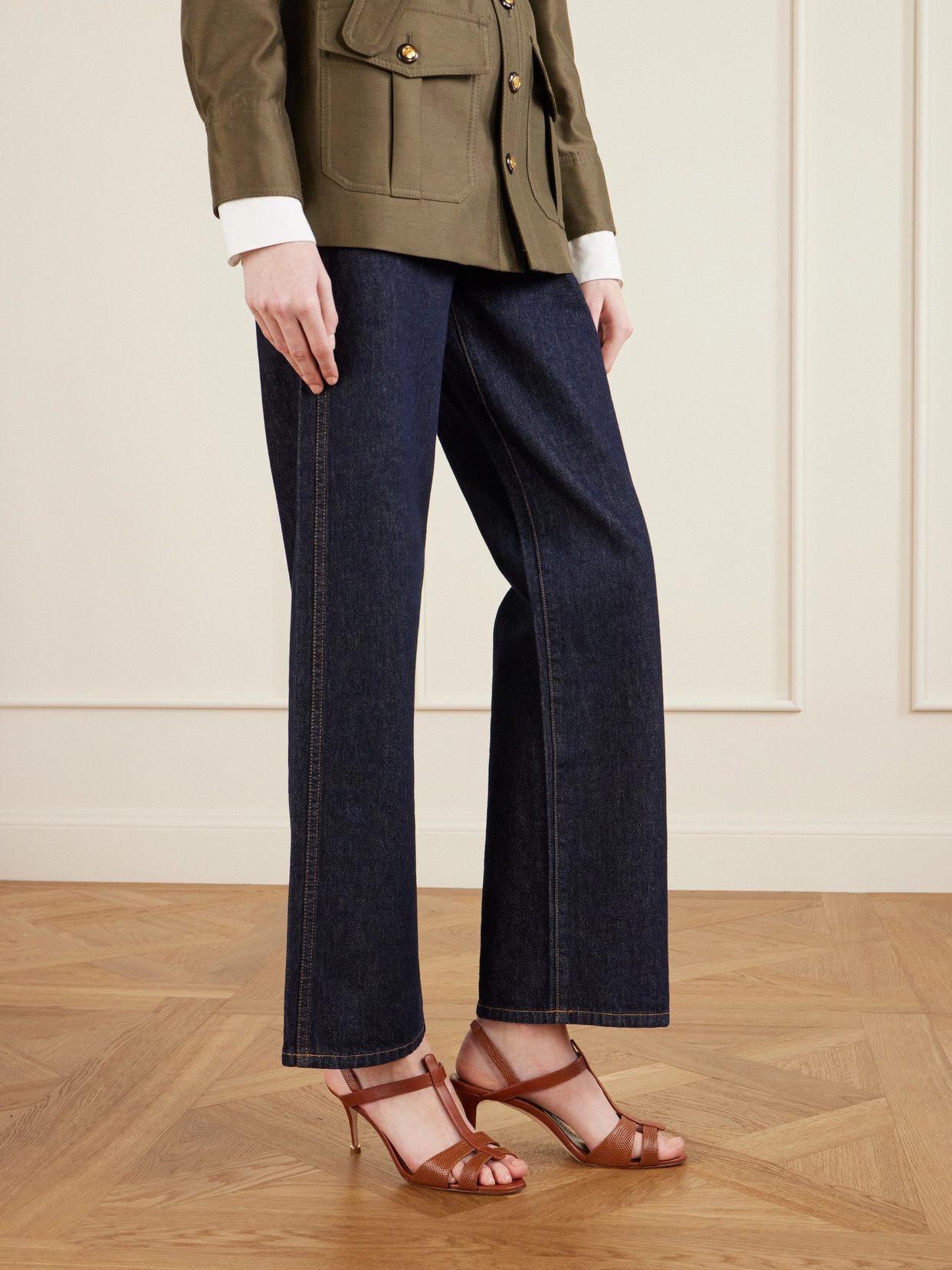 Retauxlo 70 Lizard-Effect Slingback