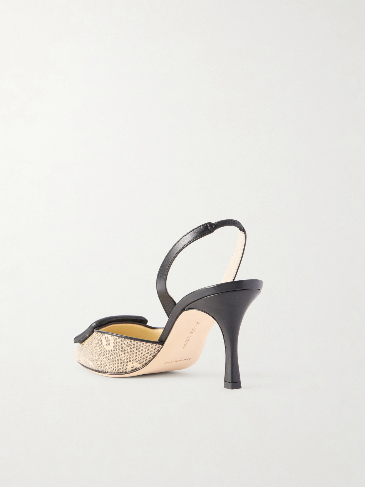 Mayslibi 70 Lizard-Effect Slingback