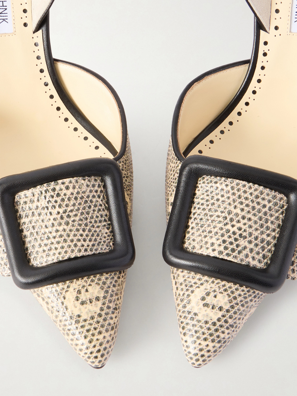 Mayslibi 70 Lizard-Effect Slingback