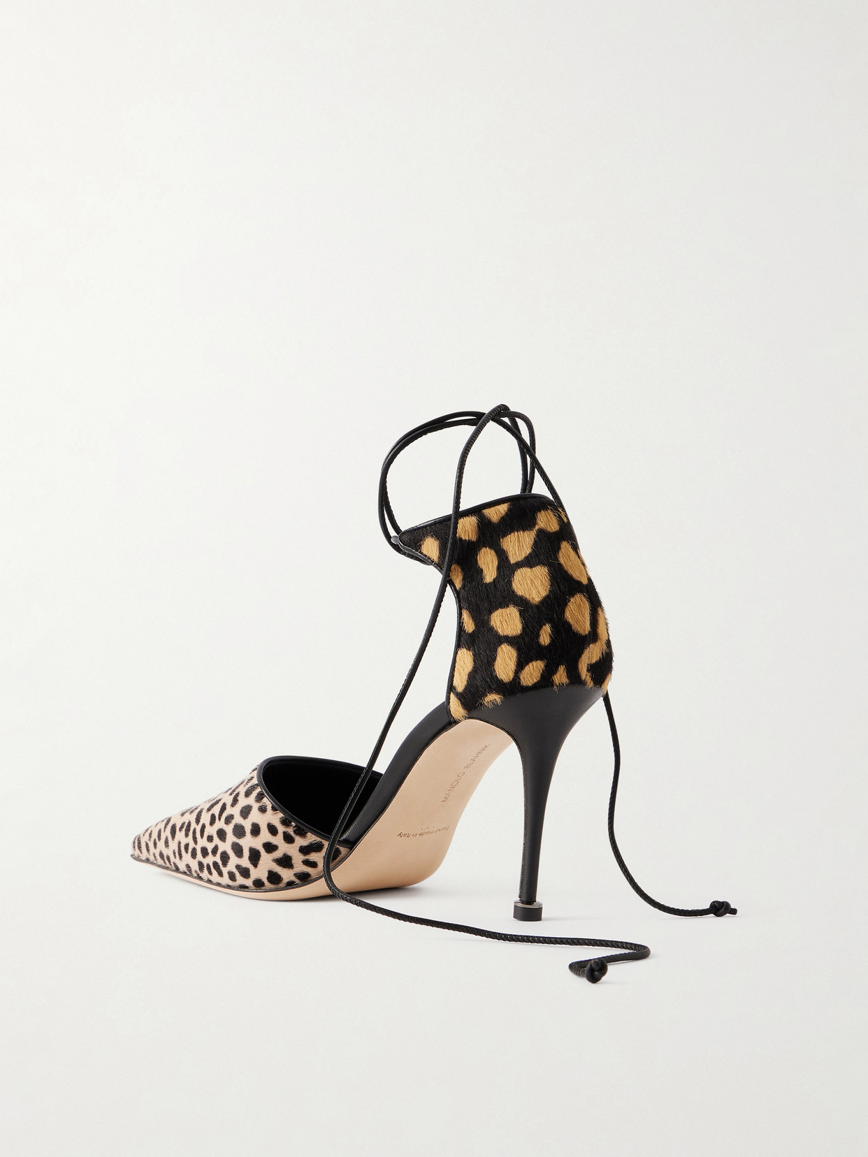 Gambis 90 Calf Hair Animal-Print Pumps