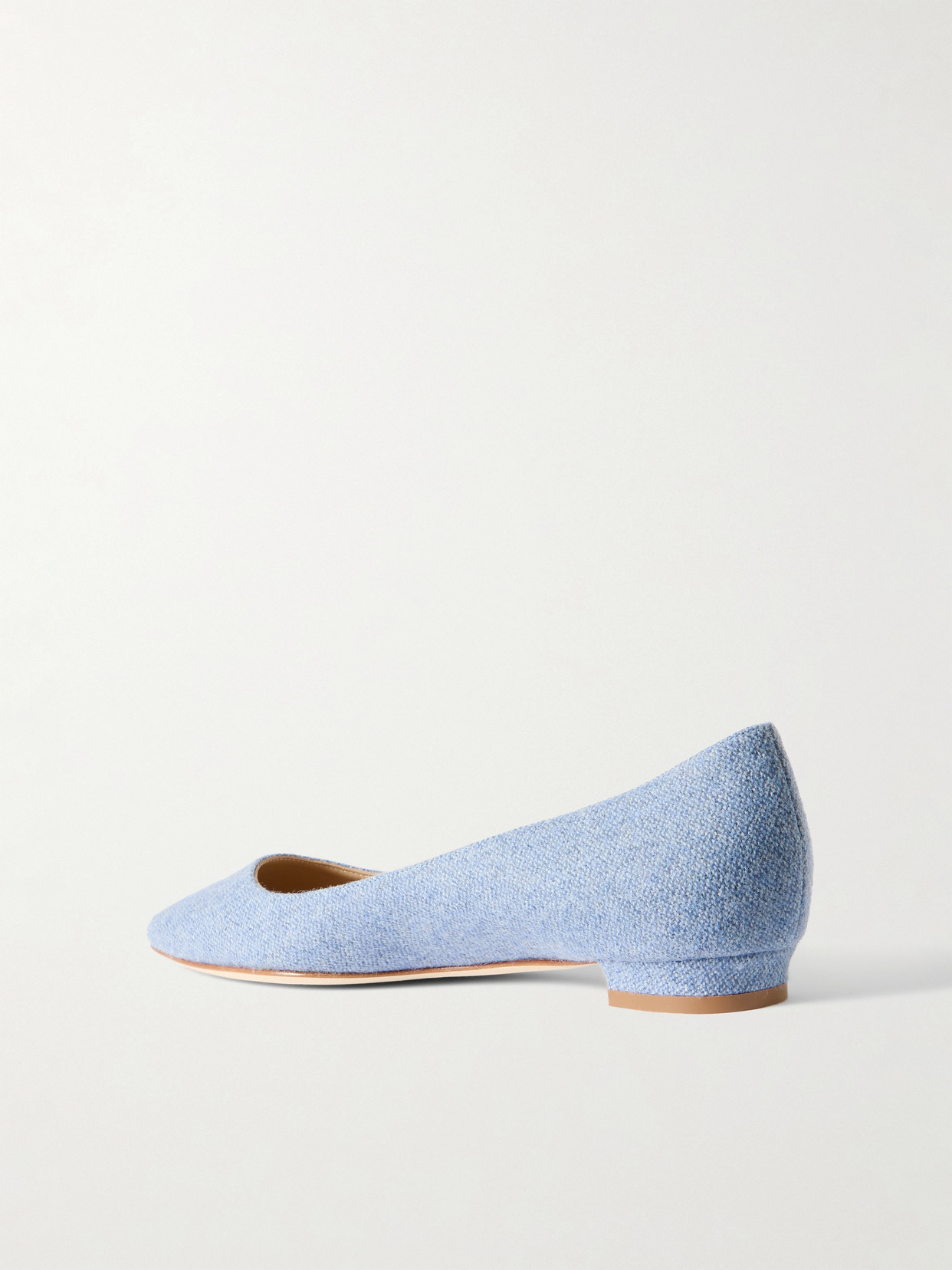 Tweed Ballerina Flats