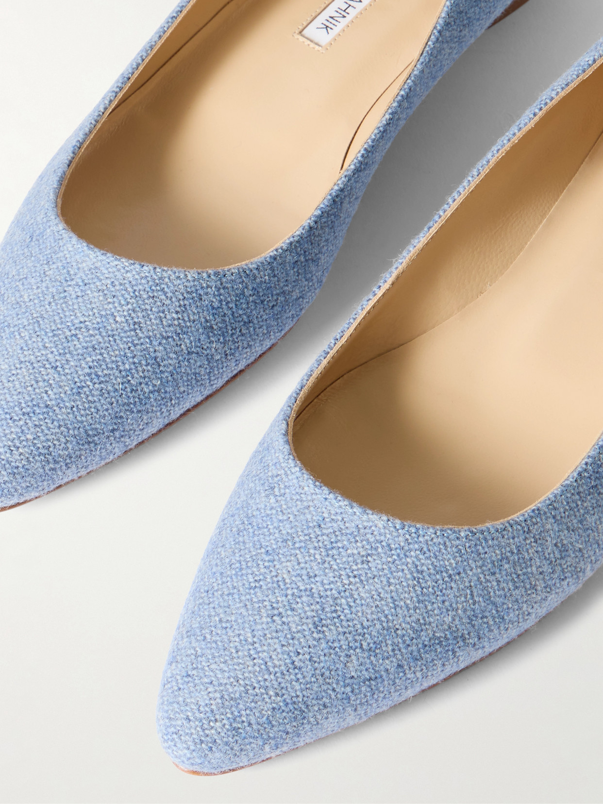 Tweed Ballerina Flats