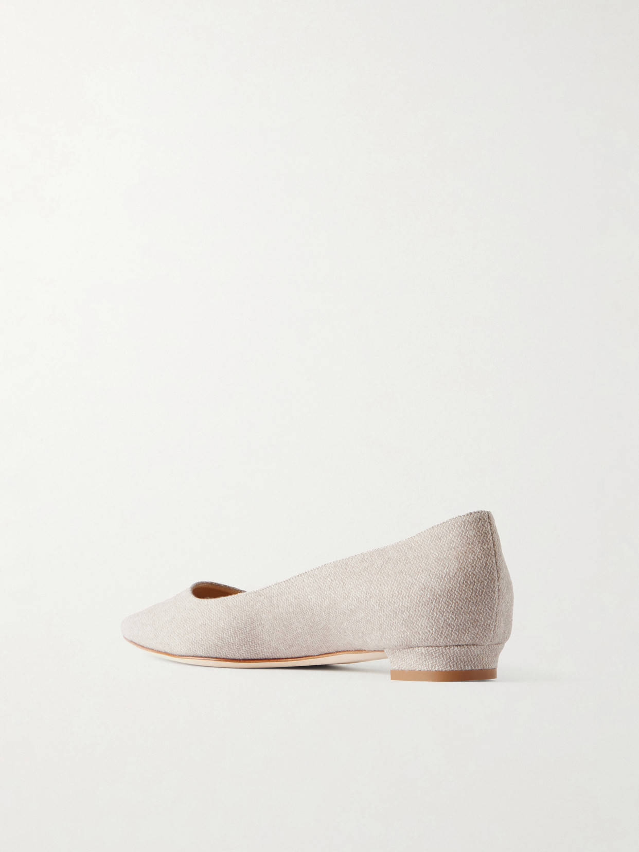 Tweed Ballerina Flats