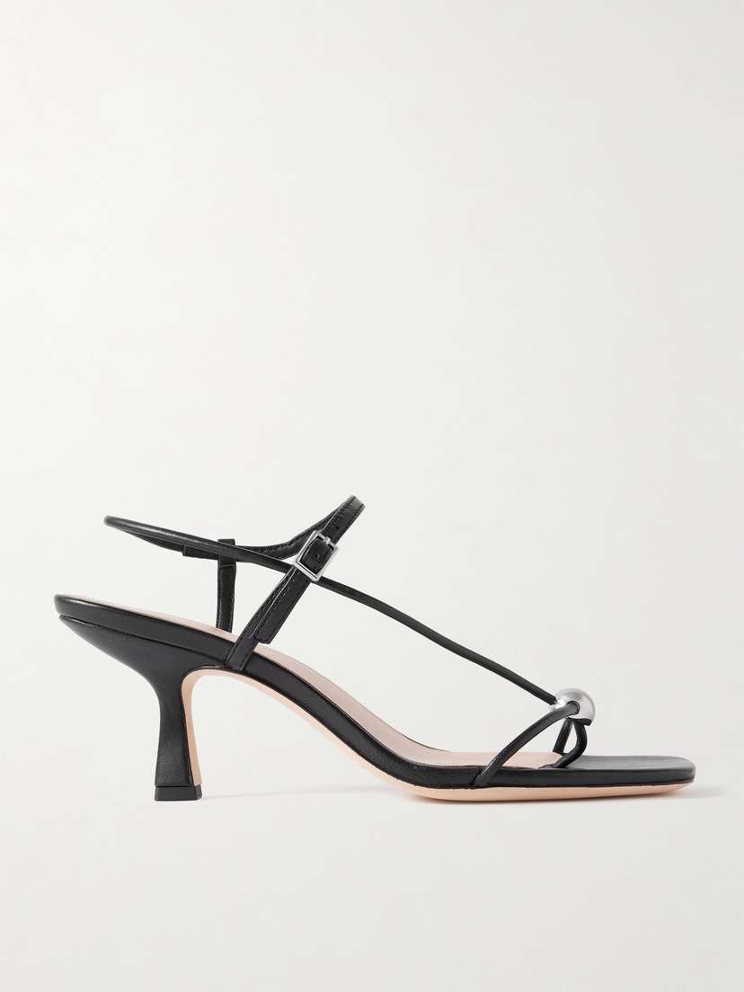 Loeffler Randall Triana Embellished Leather Sandals