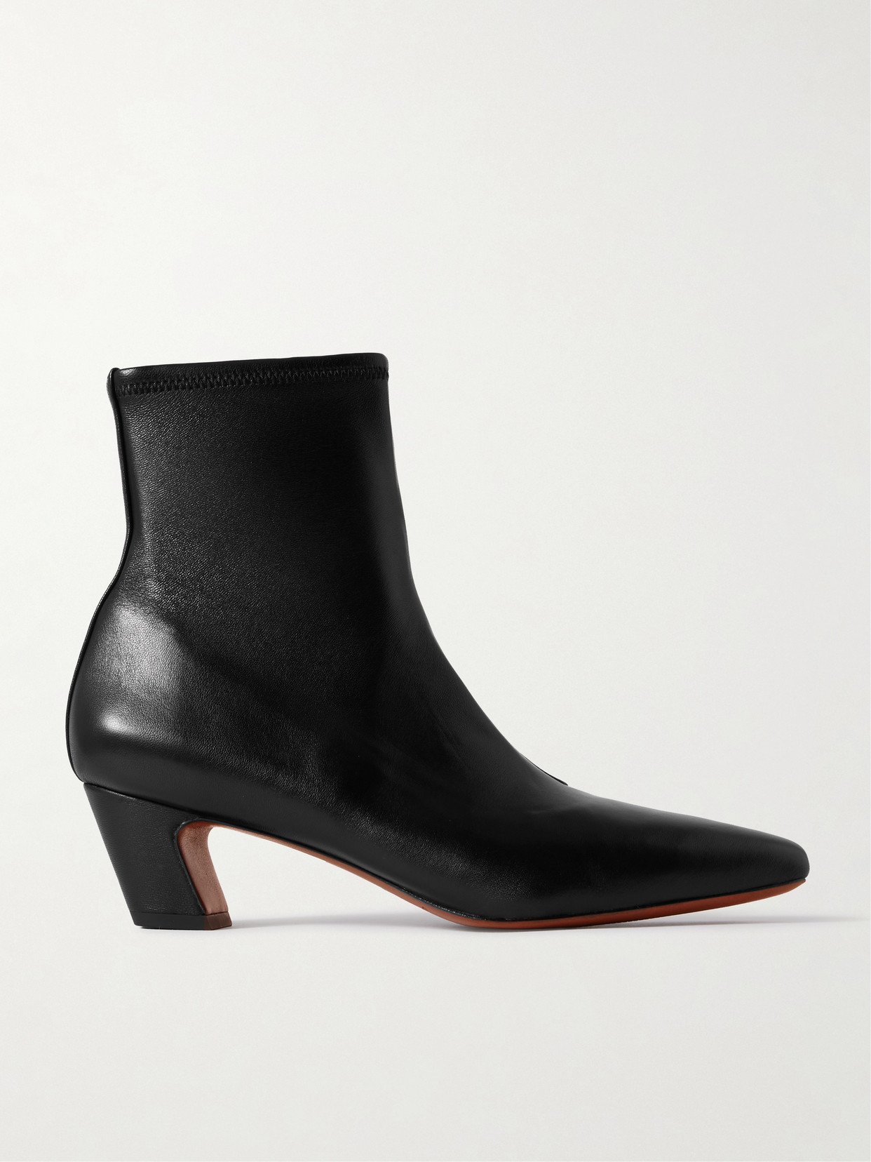 Loeffler Randall Doria Leather Ankle Boots In Black