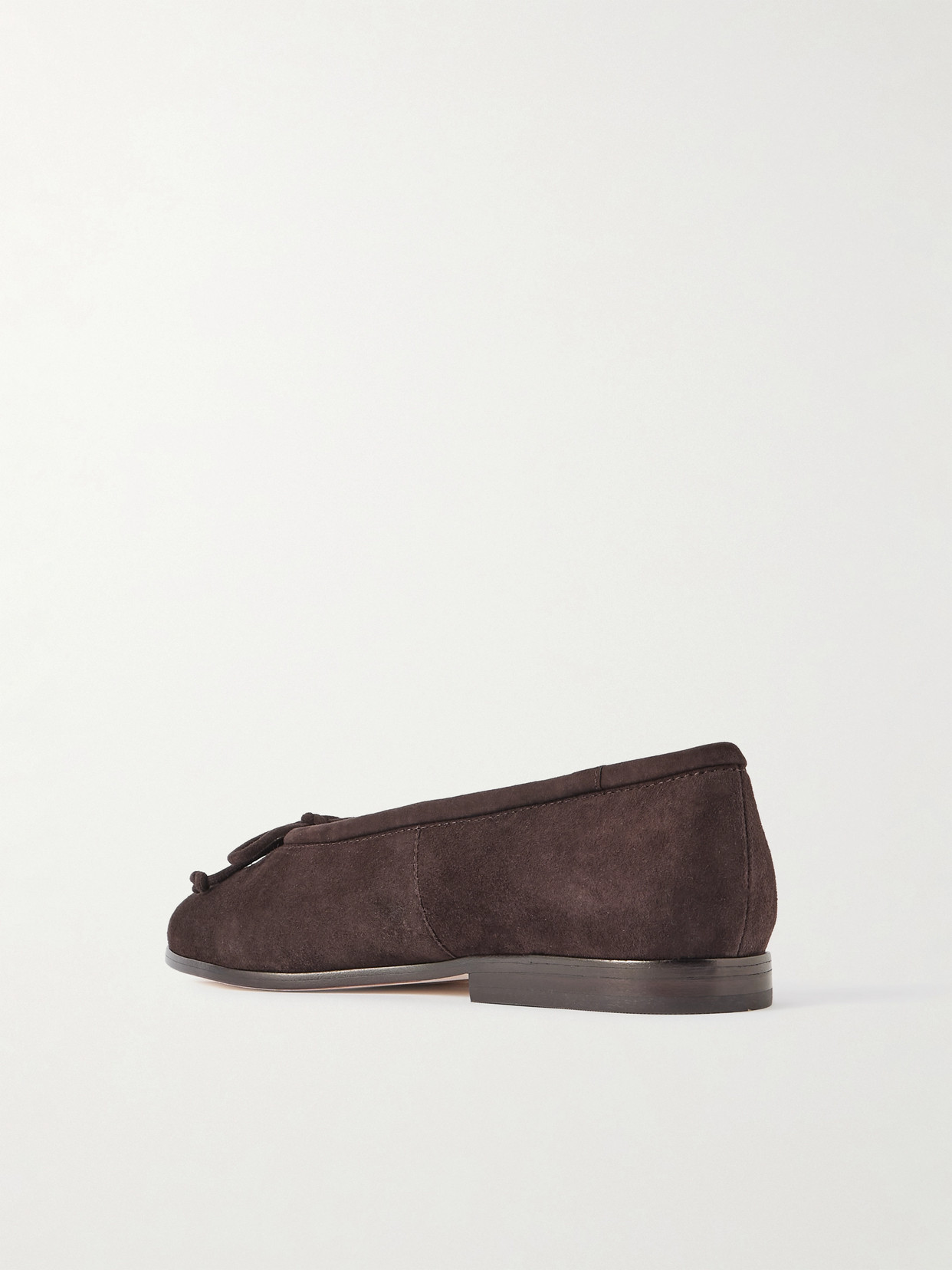 Loeffler Randall Noelle Suede Ballet Flats In Brown