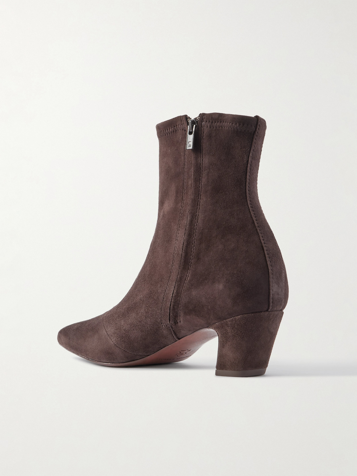 Loeffler Randall Doria Suede Ankle Boots In Brown