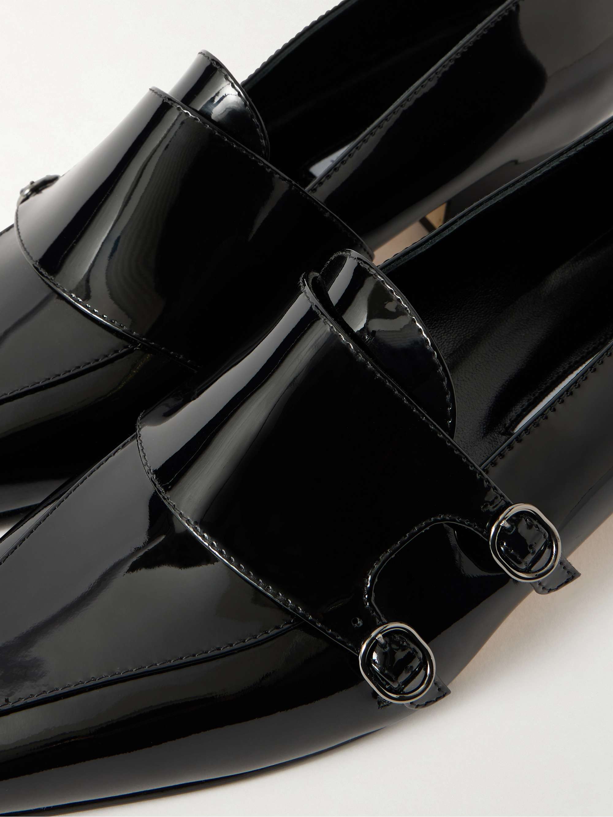 MANOLO BLAHNIK Manbisa 30 patent-leather pumps | NET-A-PORTER