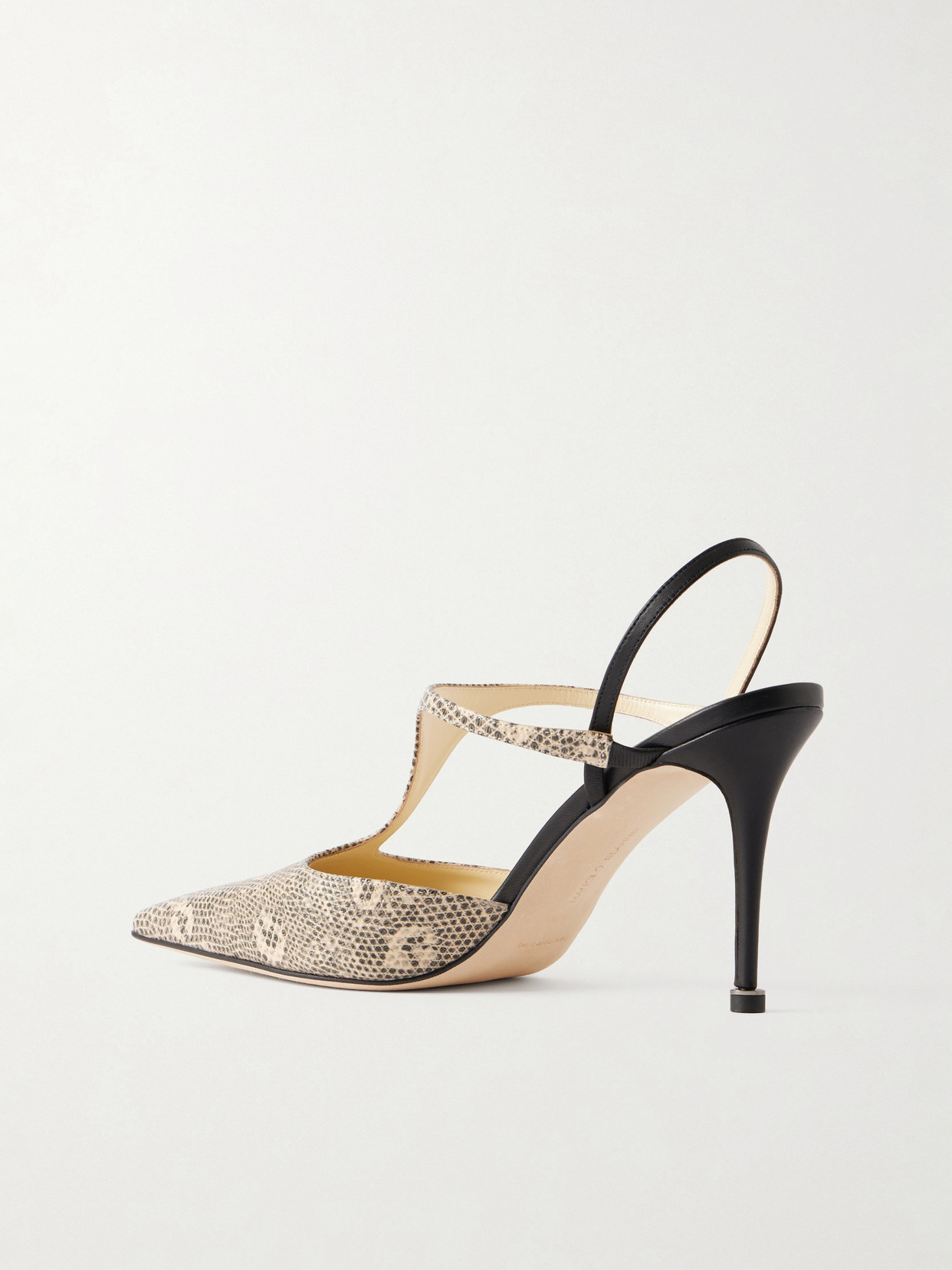 Titon 90 Lizard-Effect Slingback
