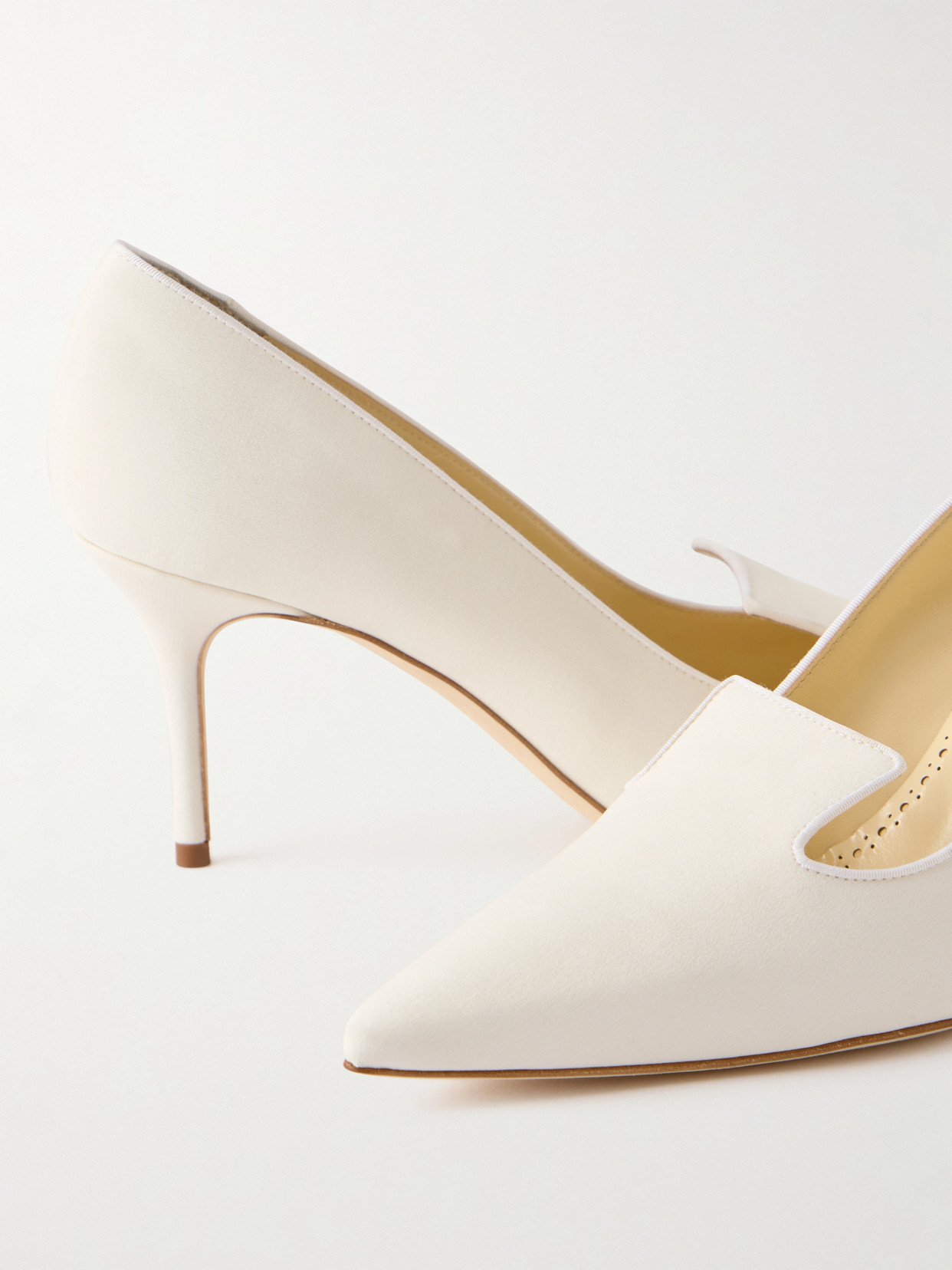 Ralypla 70 Crepe De Chine Pumps