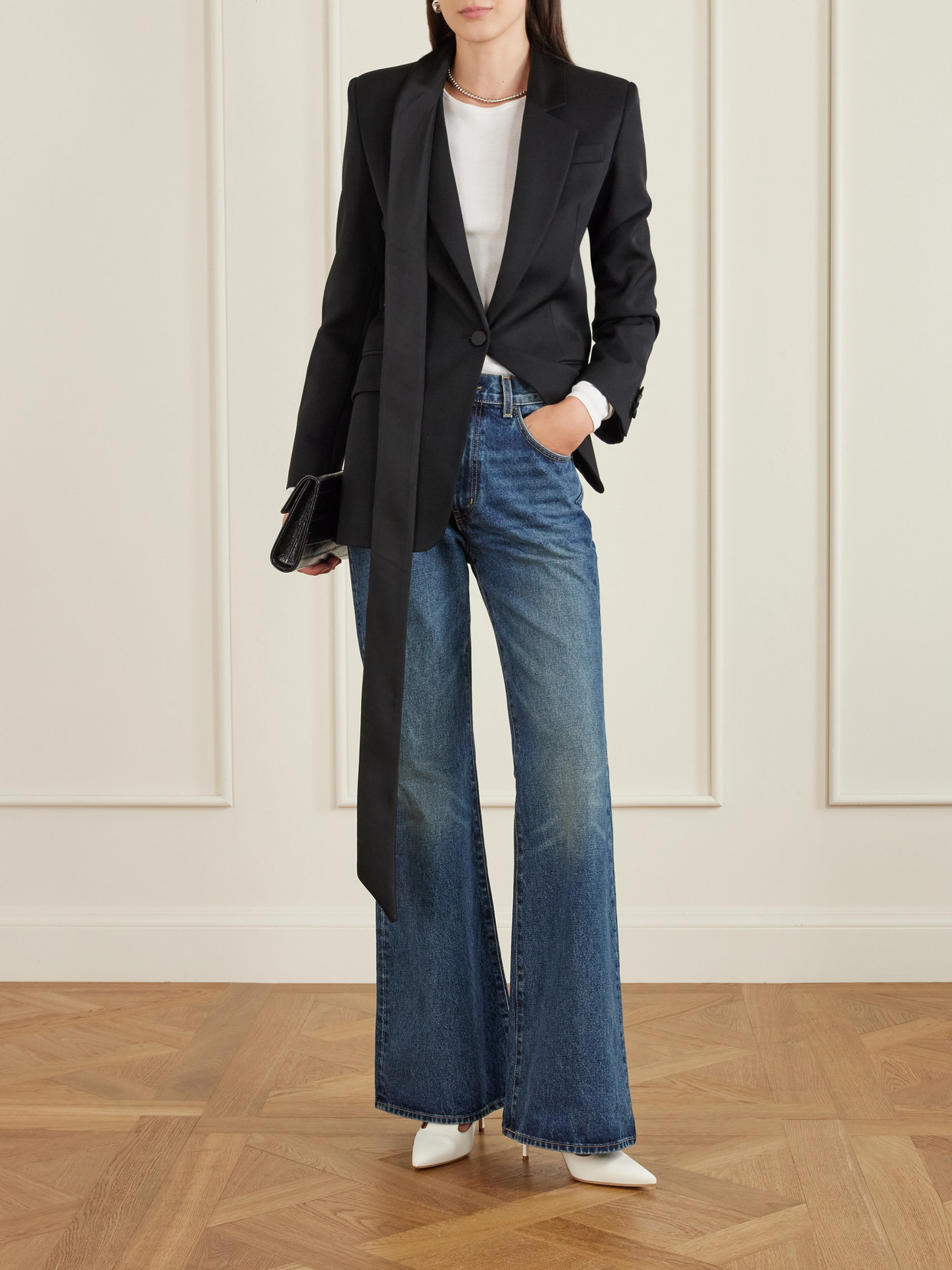 Ralypla 70 Crepe De Chine Pumps