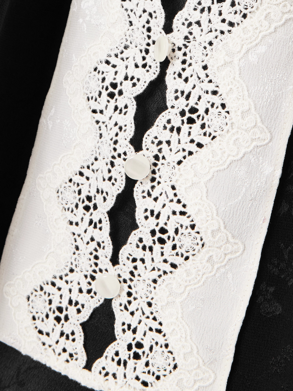 Colette Ruched Lace-Trimmed Silk-Jacquard Camisole