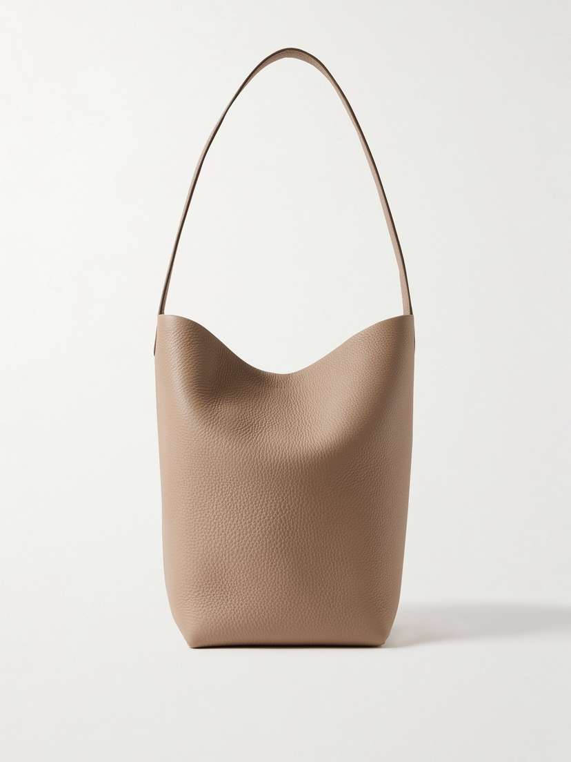 The Row N/s Park Medium Textured-leather Tote