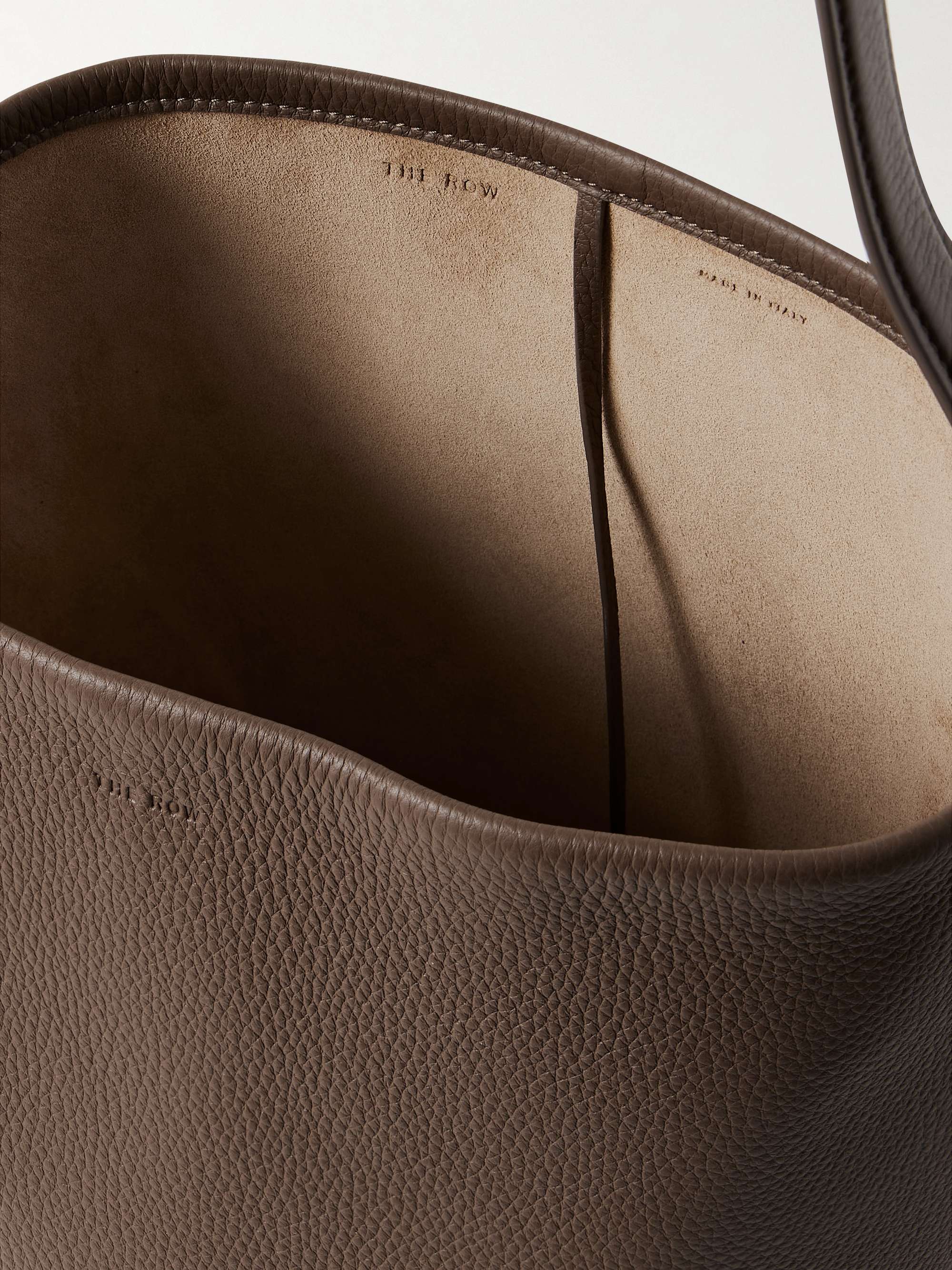 THE ROW N/S Park medium textured-leather tote
