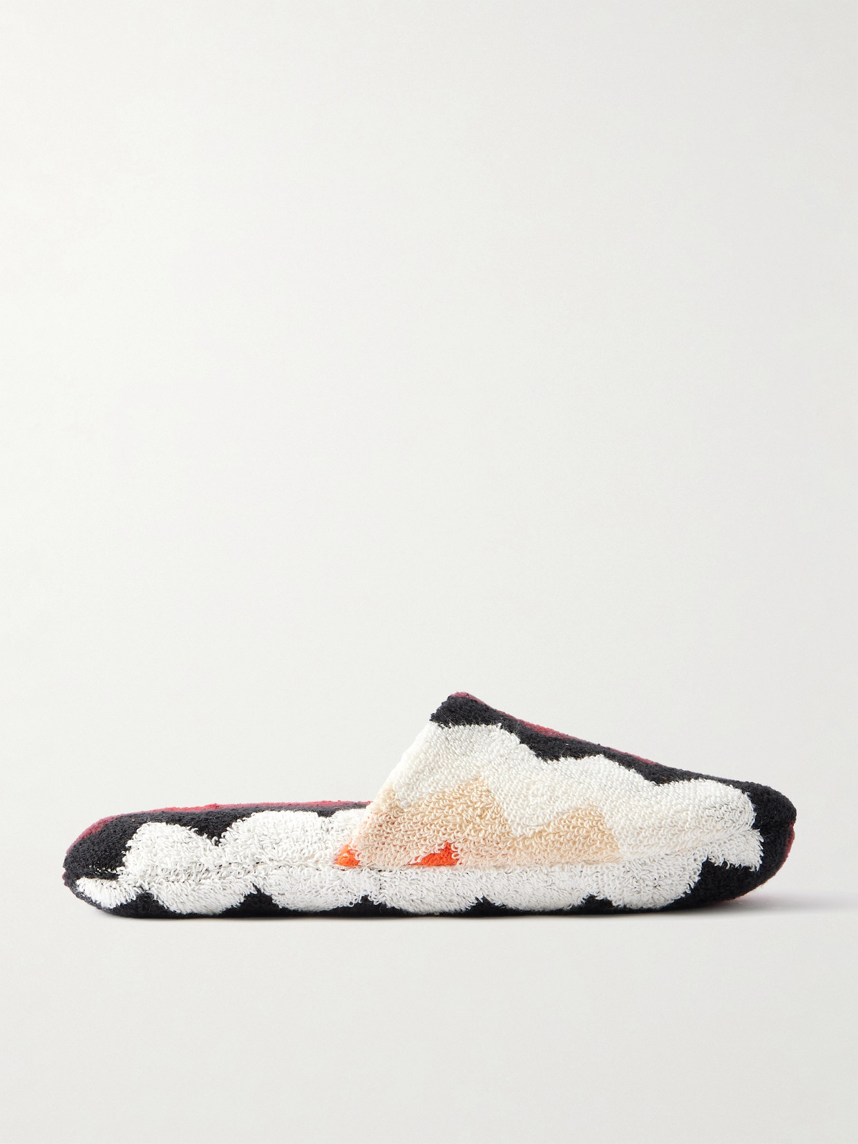 Missoni Striped Cotton-terry Slippers In Multi