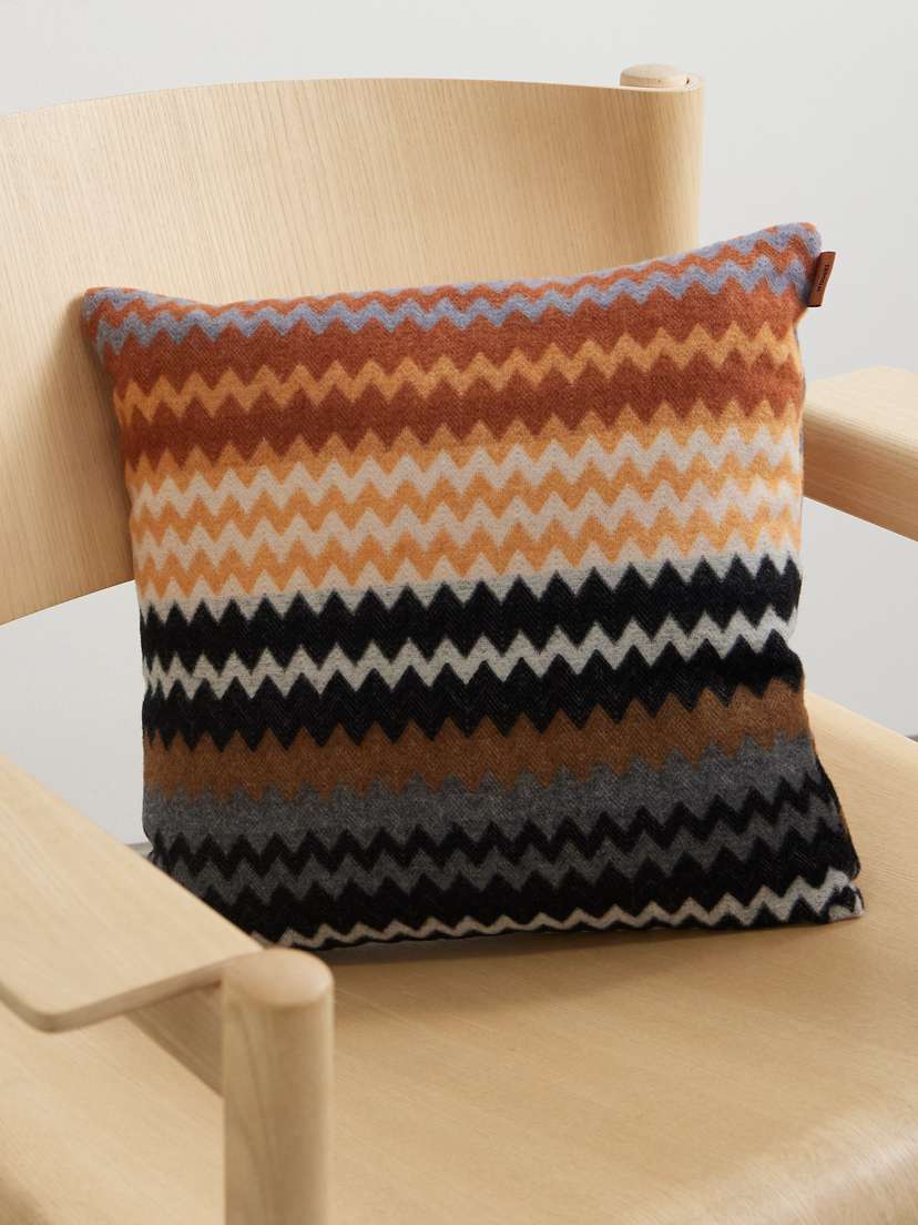 Missoni Humbert Striped Wool-blend Velvet Cushion