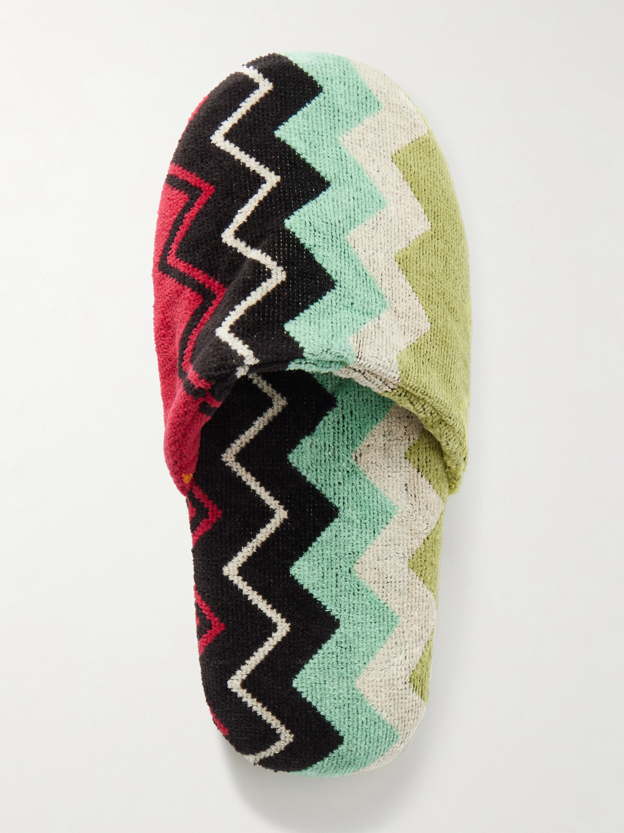 Missoni Giacomo Striped Cotton-terry Slippers In Multi