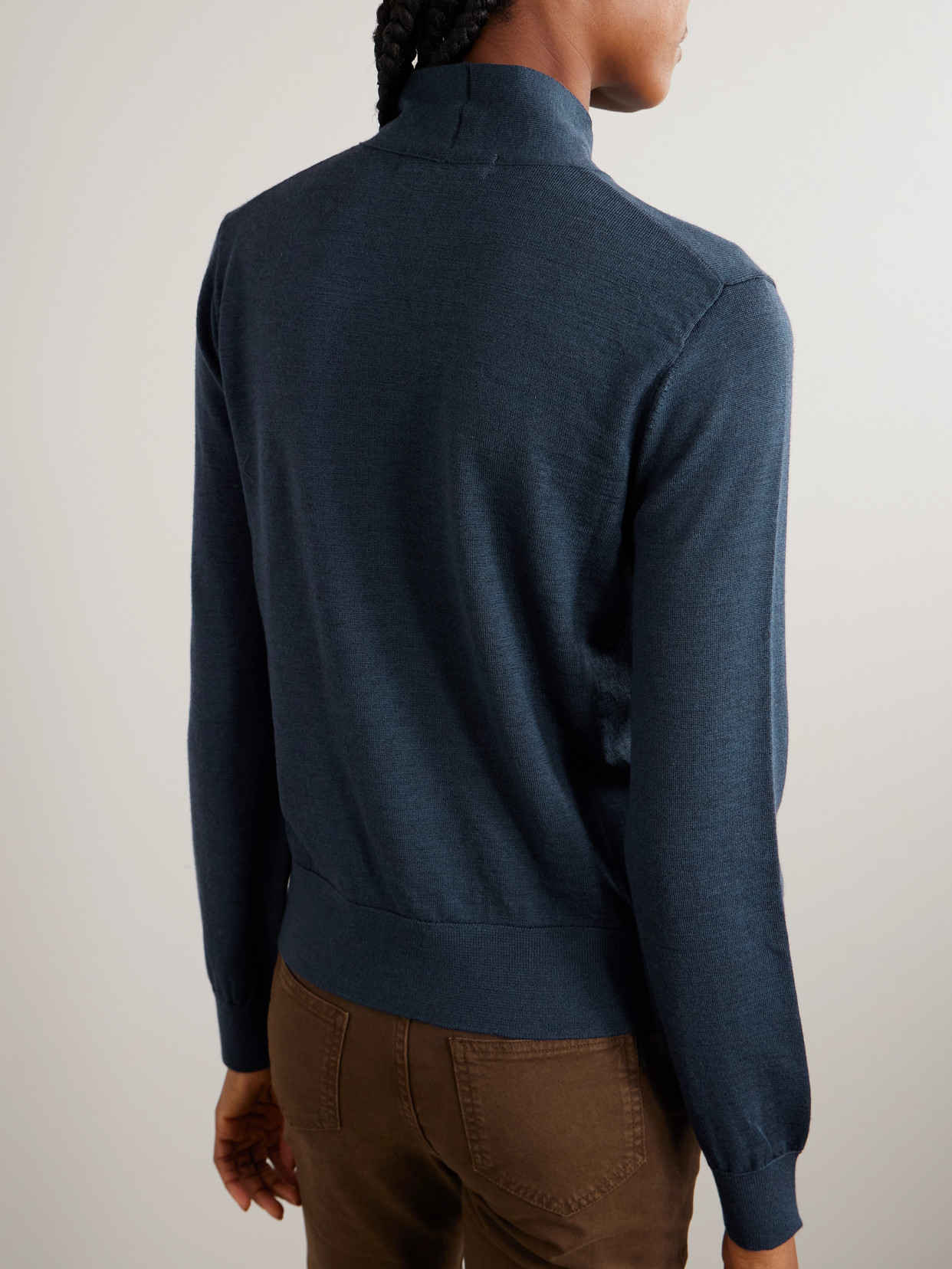 Newland Tie-Neck Merino Sweater