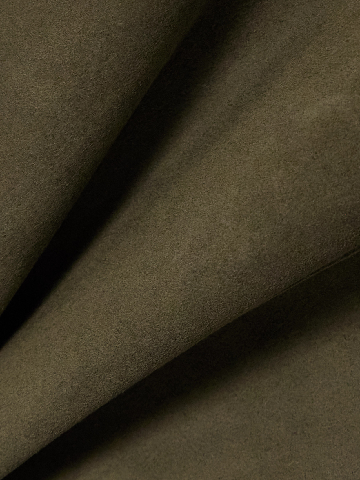 Purdey Wilton Belted Suede Jacket In Green