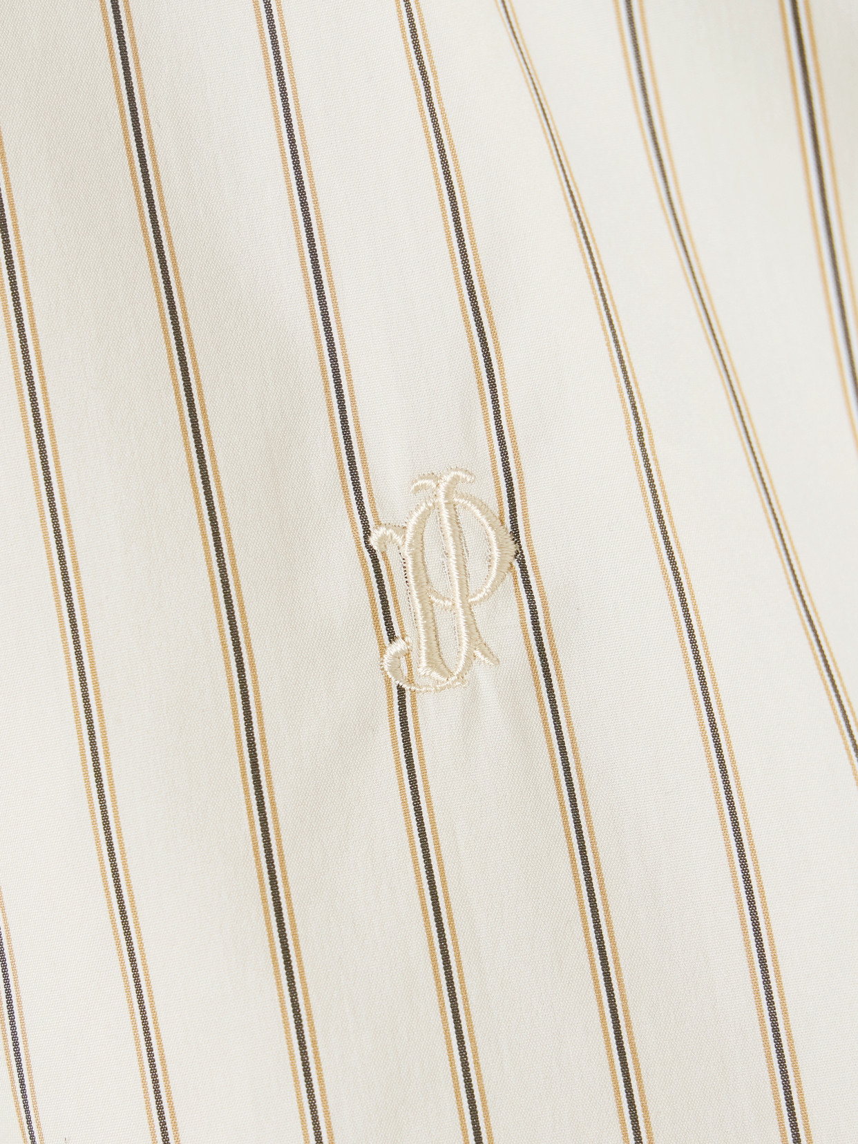 Striped Cotton And Silk-Blend Shirt