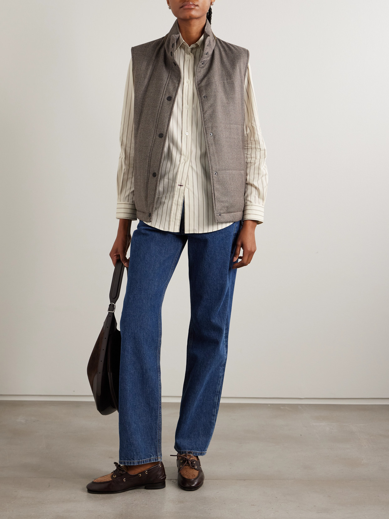 Striped Cotton And Silk-Blend Shirt