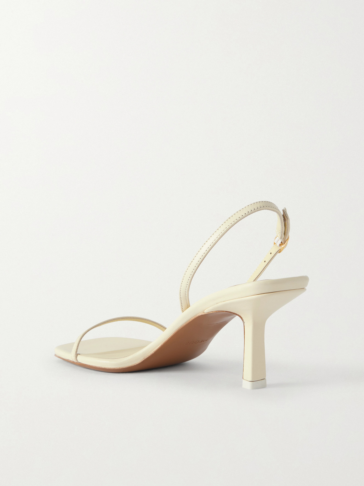 Neous Noqui Leather Sandals In White