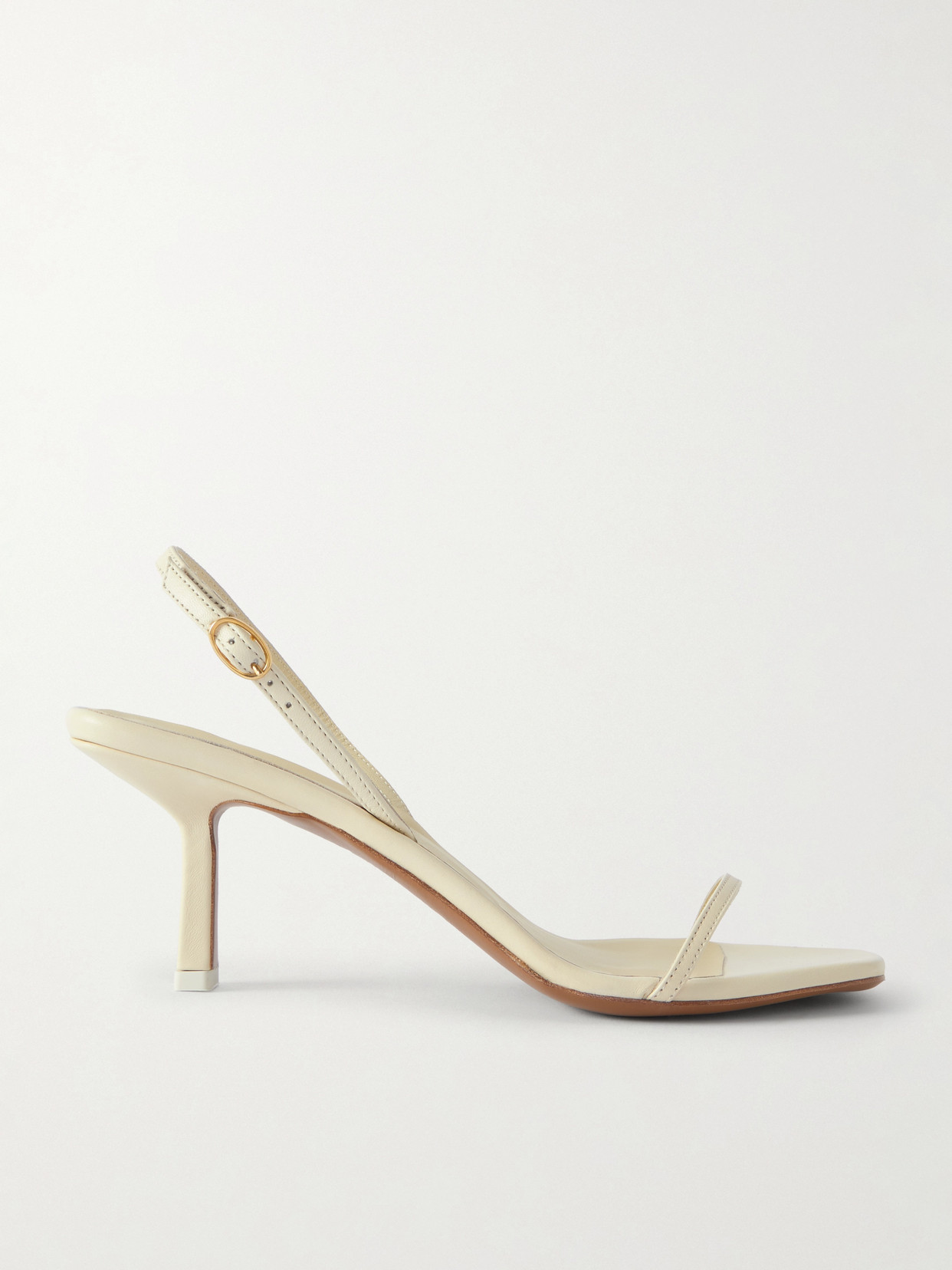 Neous Noqui Leather Sandals In White