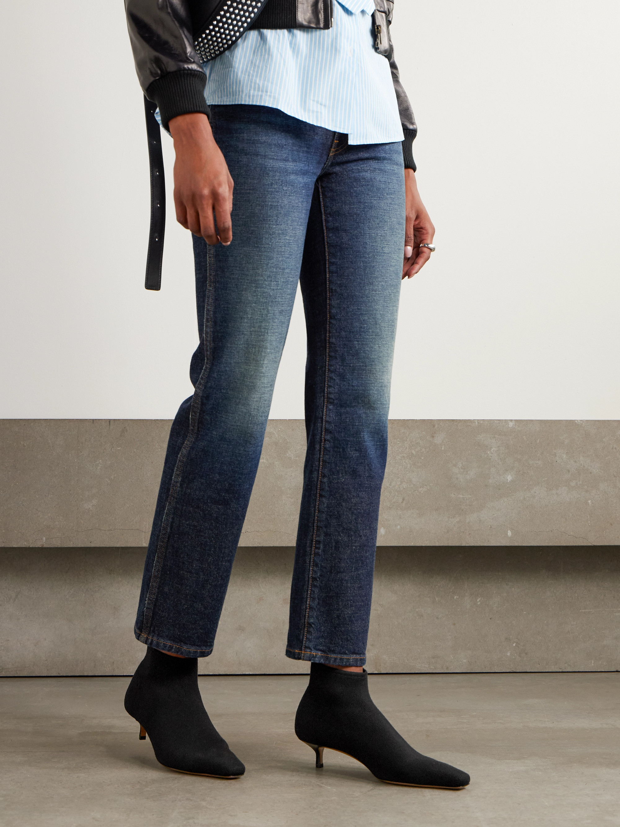 NEOUS Idra stretch-knit ankle boots