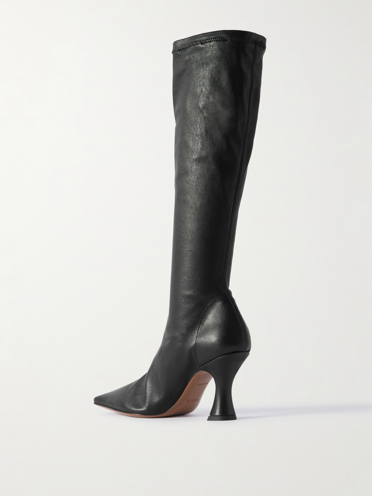 Neous Women's Ran 80mm Under-the-knee Suede Boots In Black