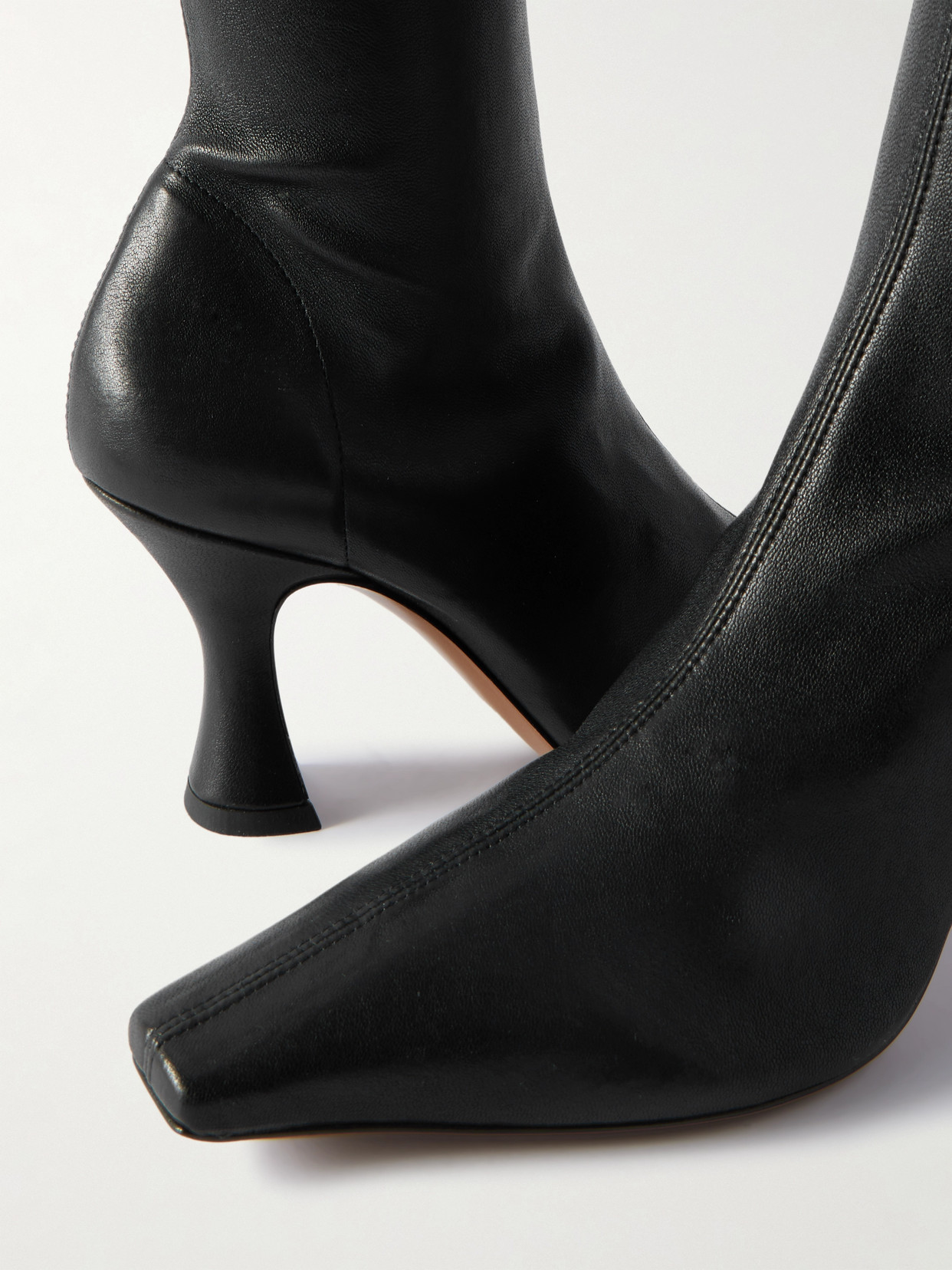 Neous Women's Ran 80mm Under-the-knee Suede Boots In Black
