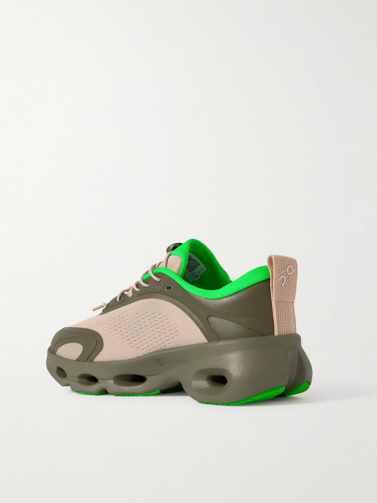 Loewe X On Cloudsolo Sneakers In Green