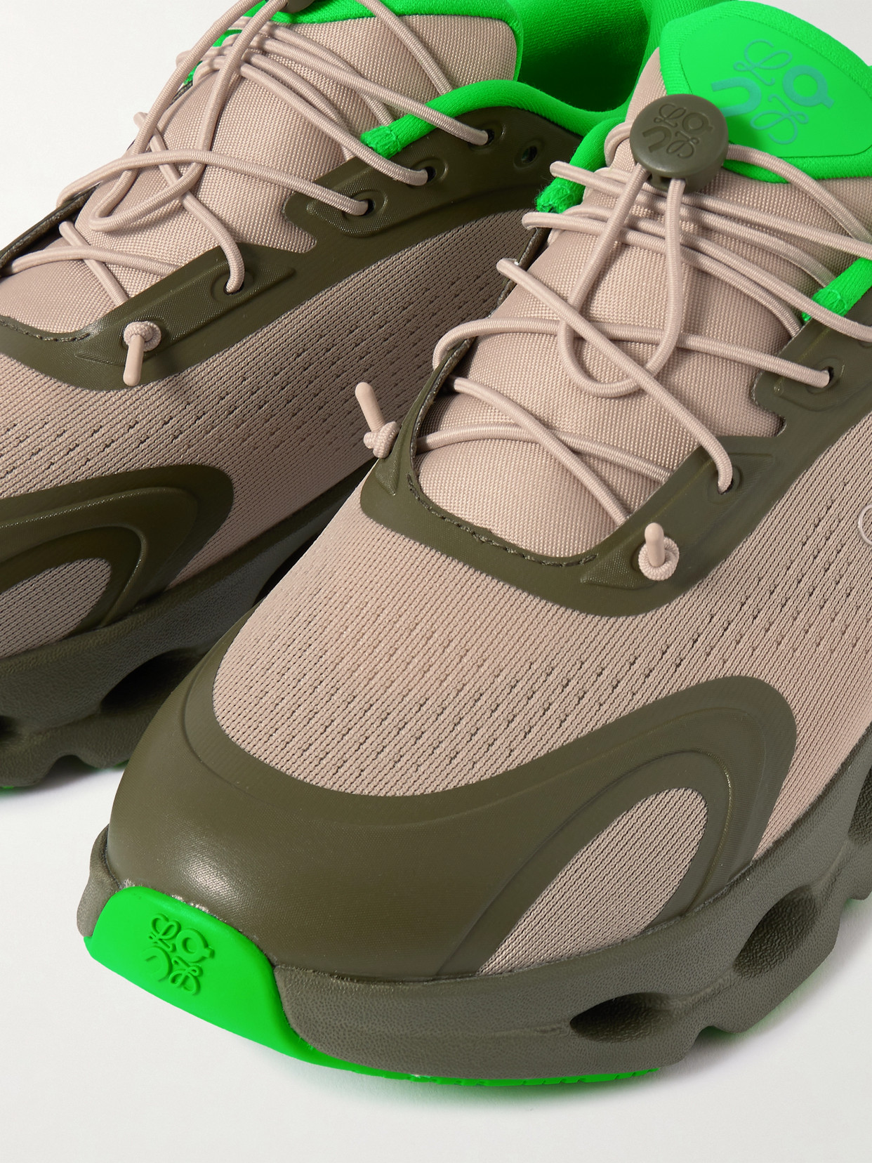 Loewe X On Cloudsolo Sneakers In Green